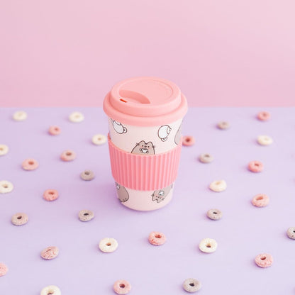 Pusheen Keramikkrus med låg 400 ml