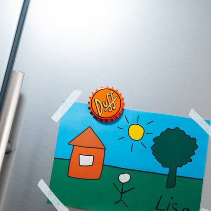 Simpsons Magnet med flaskeåbner Duff Beer 7 cm