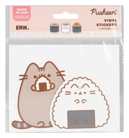 Pusheen Vinil Çıkartmalar Sushi Roll Vol. 3'lü 2'li Set