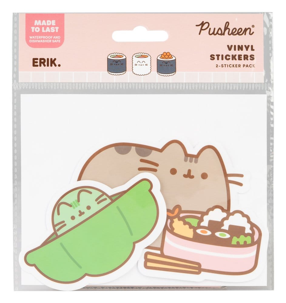 Pusheen Vinyl-Aufkleber Sushi Roll Vol. 4 2er-Set