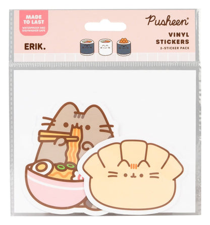 Pusheen Vinyl Stickers Sushi Roll Vol. 6 sæt af 2