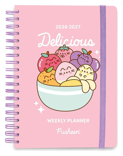Pusheen Školski dnevnik tjedni planer 2026/2027 Voće A5