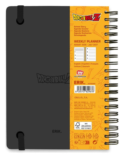 Dragon Ball School Diary ukeplanlegger 2026/2027 A5