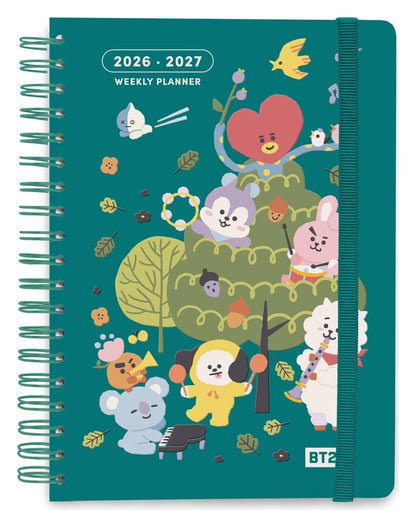 BT21 School Diary Wochenplaner 2026/2027 A5