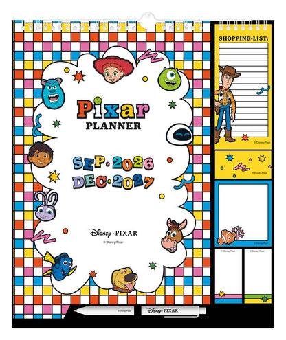 Disney Pixar Wall Planner 2026/27 30 x 34 cm