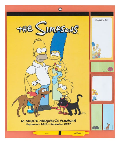 Der Simpsons-Magnetplaner 2026/27, 30 x 35 cm