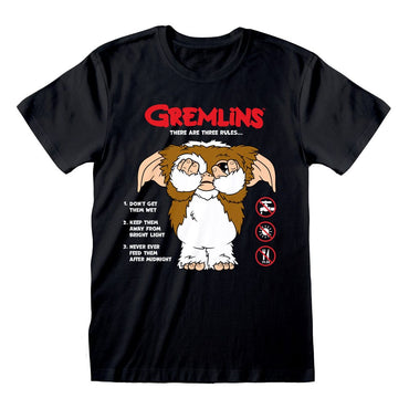 Camiseta de Gremlins las reglas