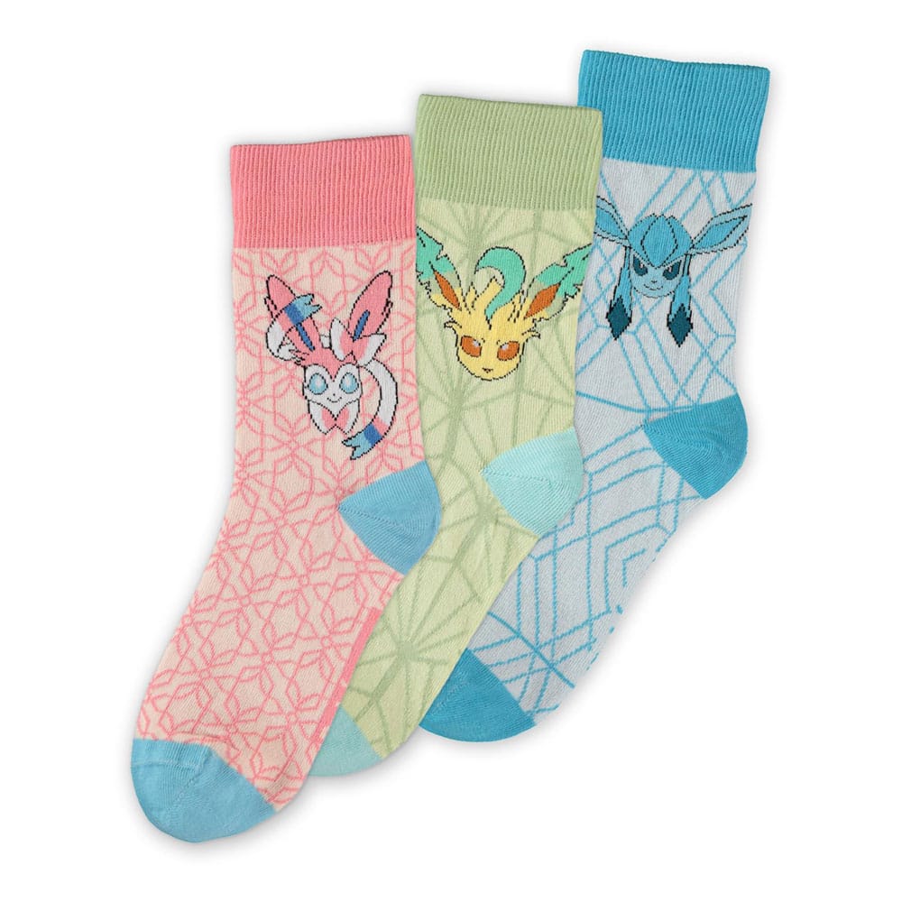 Pokémon chaussettes 3 pack eevee Evolution 3.0 35-38