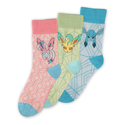 Pokémon chaussettes 3 pack eevee Evolution 3.0 35-38