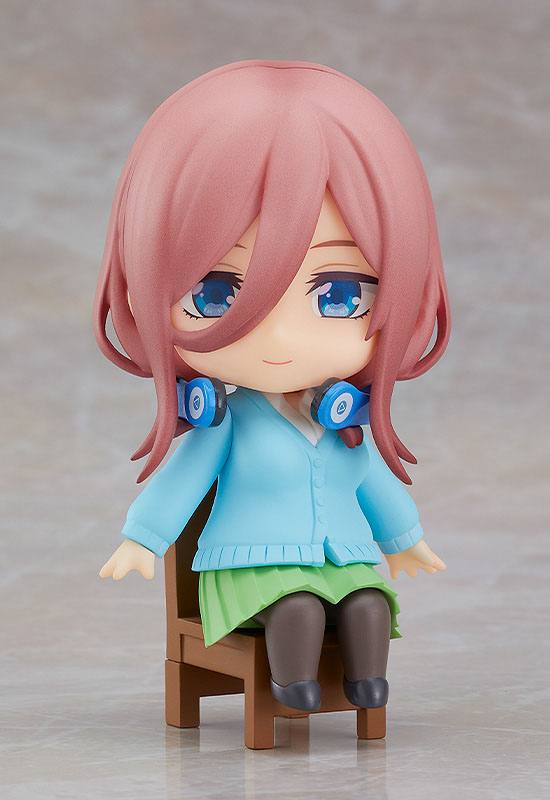 Den fremtrædende Quintuplets -film Nendoroid Swacchao! Figur Miku Nakano 9 cm