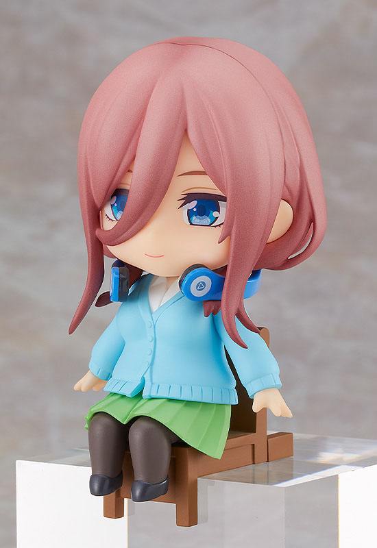 Den fremtrædende Quintuplets -film Nendoroid Swacchao! Figur Miku Nakano 9 cm