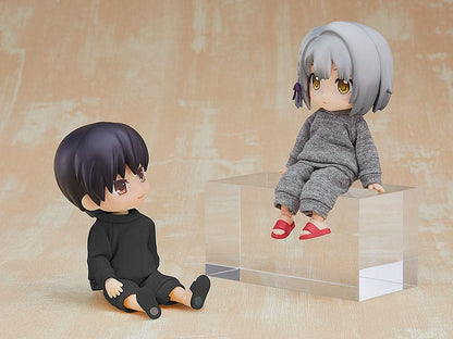 Nendoroid bebek figürleri için orijinal karakter kıyafet seti: sweatshirt ve eşofman (gri)