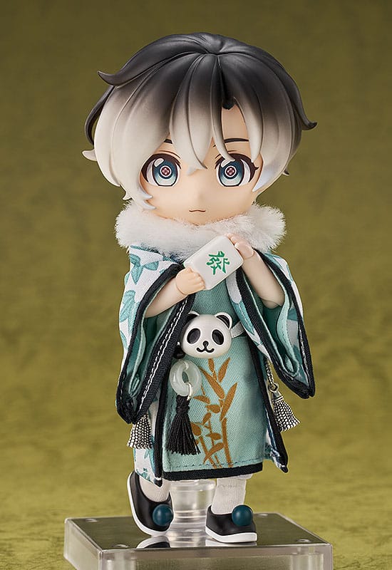 Carattere originale Nendoroid Doll Figura Panda in stile cinese Mahjong: Laurier 14 cm