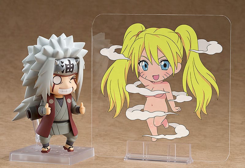 Naruto Shippuden Nendoroid PVC Eylem Figürü Jiraiya ve Gamabunta Seti (Yeniden Çalıştırma) 10 cm