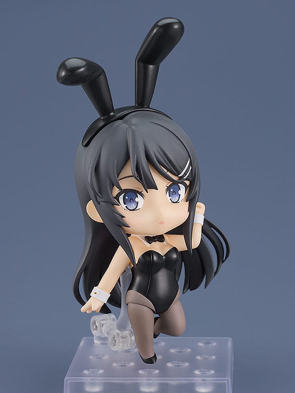 Rascal no sueña con Bunny Girl Senpai Nendoroid Action Figura Mai Sakurajima: Bunny Girl Ver. 10 cm