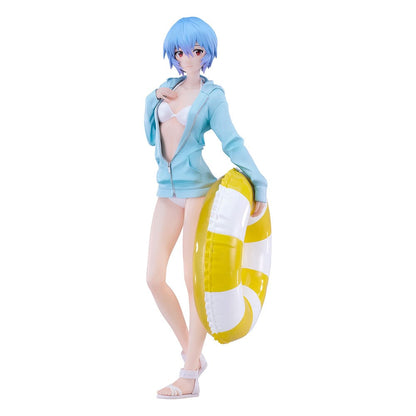 Rekonstrukcija Evangelion Pop Up Parade L PVC statue Beach Queens: Rei Ayanami 22 cm