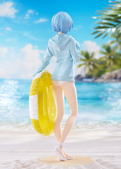 Rekonstrukcija Evangelion Pop Up Parade L PVC statue Beach Queens: Rei Ayanami 22 cm