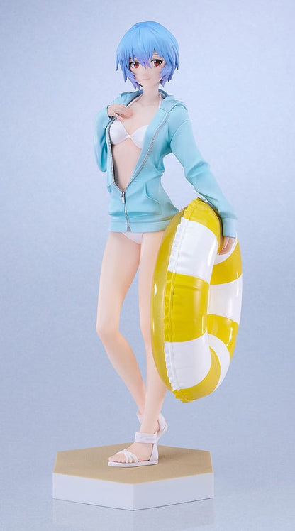 Rekonstrukcija Evangelion Pop Up Parade L PVC statue Beach Queens: Rei Ayanami 22 cm