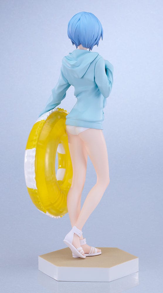 Rekonstrukcija Evangelion Pop Up Parade L PVC statue Beach Queens: Rei Ayanami 22 cm
