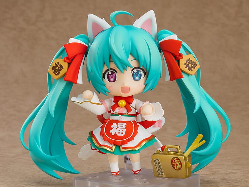 Character Vocal Series 01 Nendoroid Actionfigur Hatsune Miku: Maneki Miku Ver. 10 cm