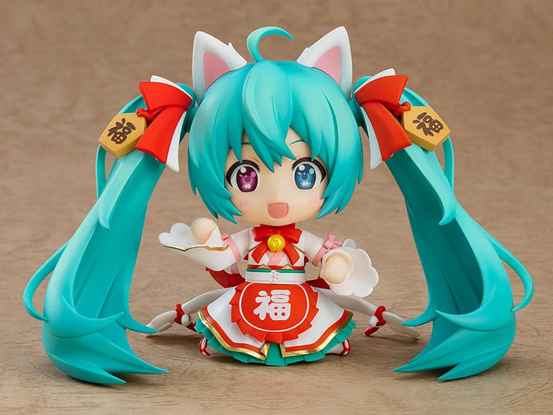 Character Vocal Series 01 Nendoroid Actionfigur Hatsune Miku: Maneki Miku Ver. 10 cm