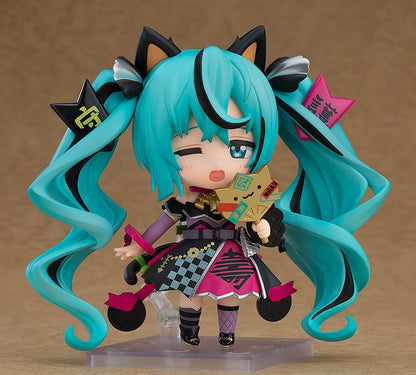 Karakter Vokal Serisi 01 Nendoroid Aksiyon Figürü Hatsune Miku: Siyah Maneki Miku Ver. 10 cm