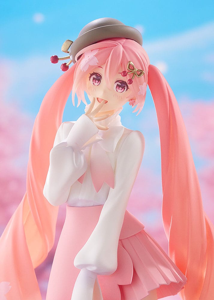 Karakter Vokal Serisi 01: Hatsune Miku Açılır Geçit Töreni PVC Heykeli Sakura Miku: Hanami Kıyafet Ver. 23 cm