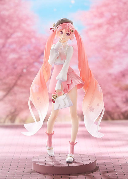 Karakter Vokal Serisi 01: Hatsune Miku Açılır Geçit Töreni PVC Heykeli Sakura Miku: Hanami Kıyafet Ver. 23 cm