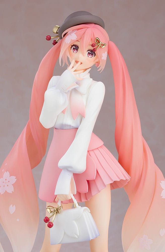 Karakter Vokal Serisi 01: Hatsune Miku Açılır Geçit Töreni PVC Heykeli Sakura Miku: Hanami Kıyafet Ver. 23 cm