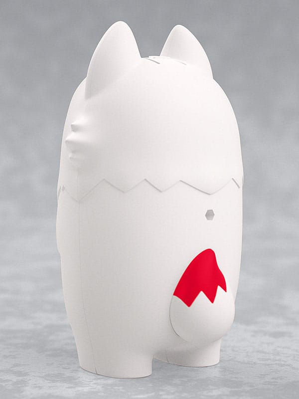 Nendoroid daha fazla Kigurumi yüz parçaları kılıfı nendoroid figürleri için beyaz kitsune 10 cm