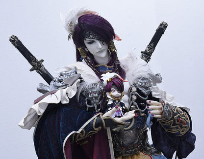 Batı'nın Thunderbolt Fantasy Büyüleyici Melodisi Nendoroid Aksiyon Figürü Sha Wu Sheng 10 cm