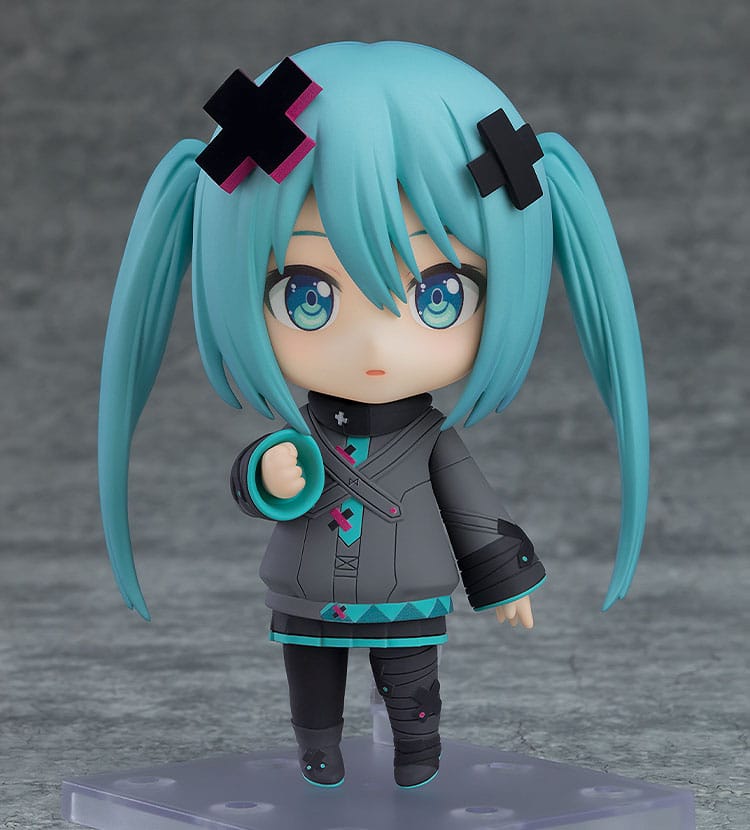 Farverig scene! The Movie: A Miku Who Can't Sing Nendoroid Action Figur Hatsune Miku: Shuttered Sekai Ver. 10 cm