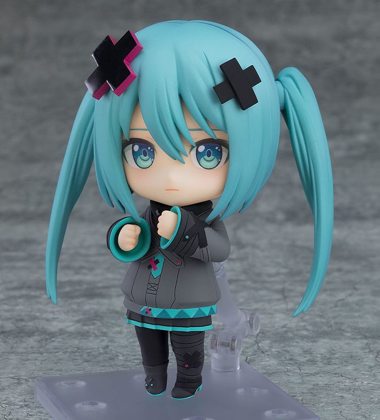 Farverig scene! The Movie: A Miku Who Can't Sing Nendoroid Action Figur Hatsune Miku: Shuttered Sekai Ver. 10 cm