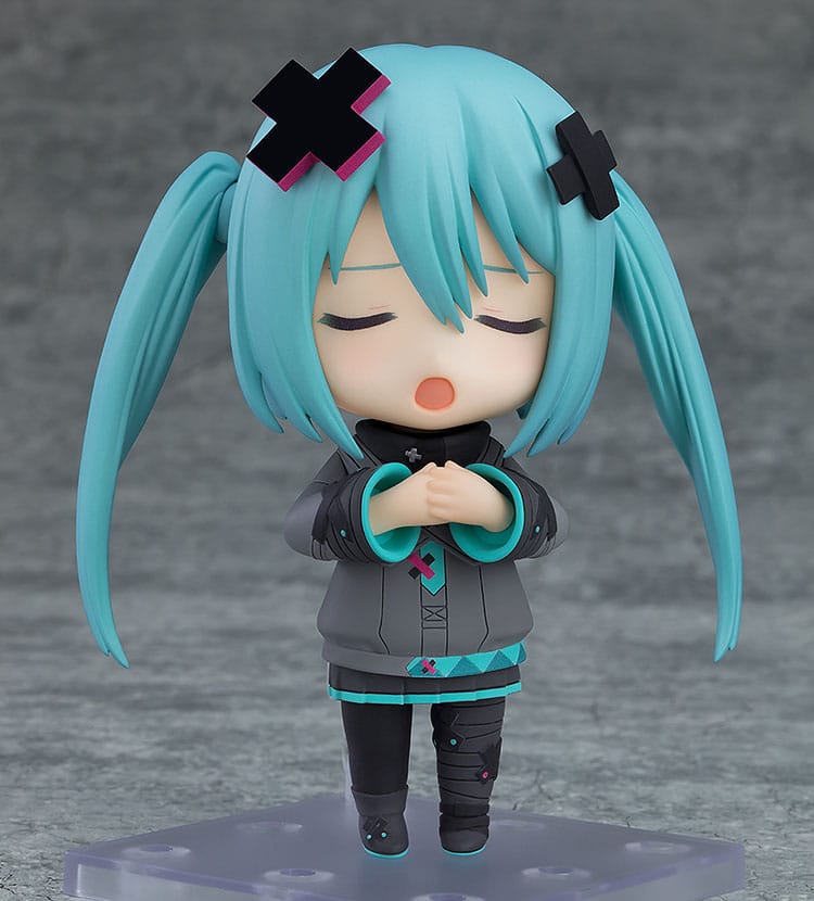 Farverig scene! The Movie: A Miku Who Can't Sing Nendoroid Action Figur Hatsune Miku: Shuttered Sekai Ver. 10 cm