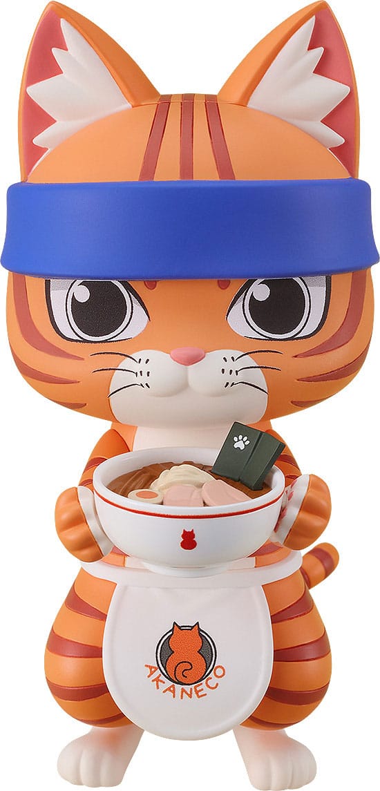 Red Cat Ramen Nendoroid Action Figur Bunzo 10 cm