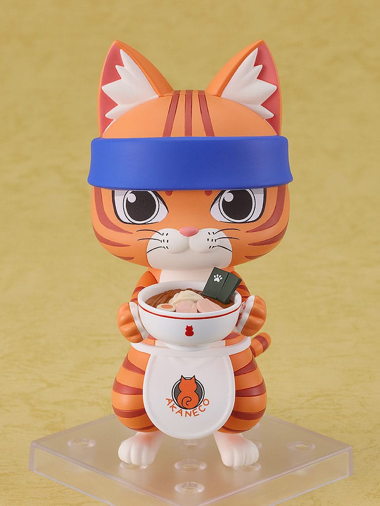 Red Cat Ramen Nendoroid Action Figur Bunzo 10 cm