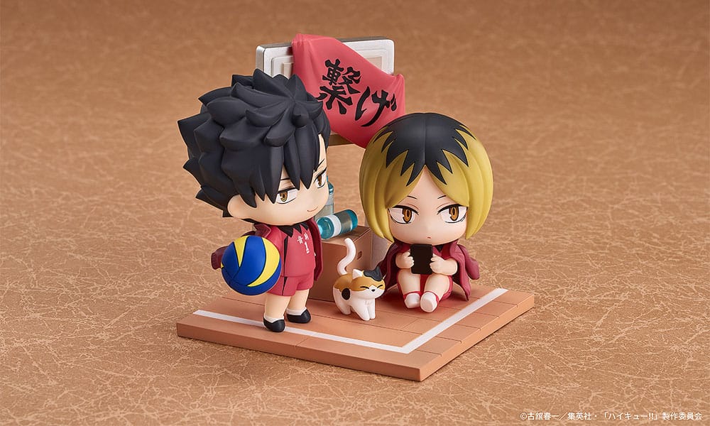 Haikyu!! Qset Mini-Figure 2-Pack Tetsuro Kuroo & Kenma Kozume 9 cm