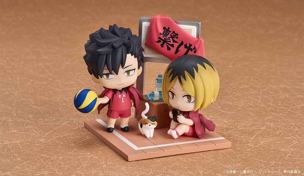 Haikyu!! Qset Mini-Figure 2-Pack Tetsuro Kuroo & Kenma Kozume 9 cm