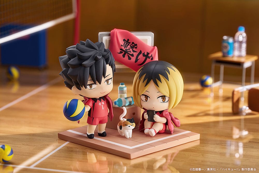 Haikyu!! Qset Mini-Figure 2-Pack Tetsuro Kuroo & Kenma Kozume 9 cm