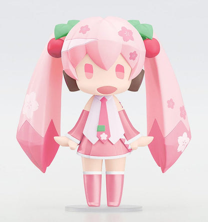 Serie vocal de personajes 01: ¡Hatsune Miku Hello! Buena sonrisa figura de acción sakura miku 10 cm