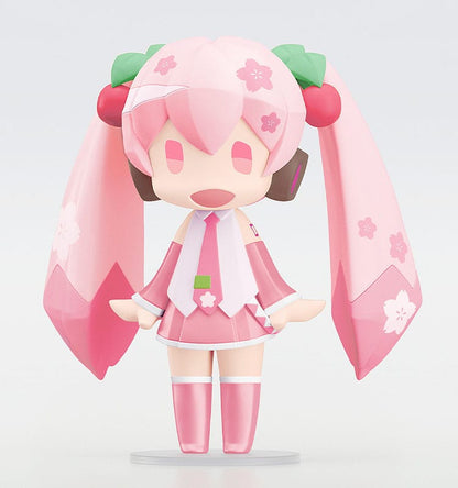 Serie vocal de personajes 01: ¡Hatsune Miku Hello! Buena sonrisa figura de acción sakura miku 10 cm
