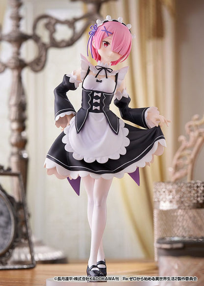 Re: Zero Start Life in Another World Pop Up Parade PVC Statue Ram L Størrelse 22 cm