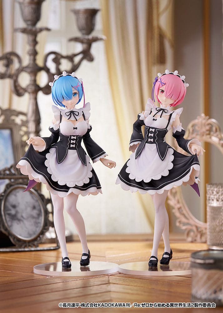 Re: Zero Start Life in Another World Pop Up Parade PVC Statue Ram L Størrelse 22 cm