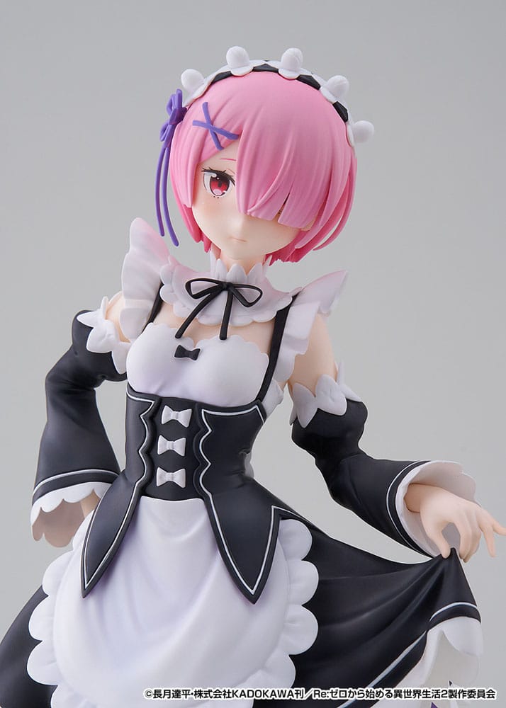 Re: Zero Start Life in Another World Pop Up Parade PVC Statue Ram L Størrelse 22 cm