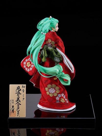 Character Vocal Series 01: Hatsune Miku Kyugetsu PVC Statue 1/7 Japanese Doll Hatsune Miku: Beauty Looking Back Miku Ver. 28 cm