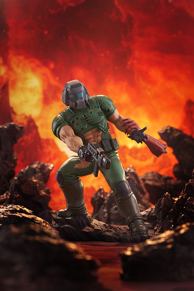 Statua Doom Pop Up Parade in PVC Doom Marine 17 cm