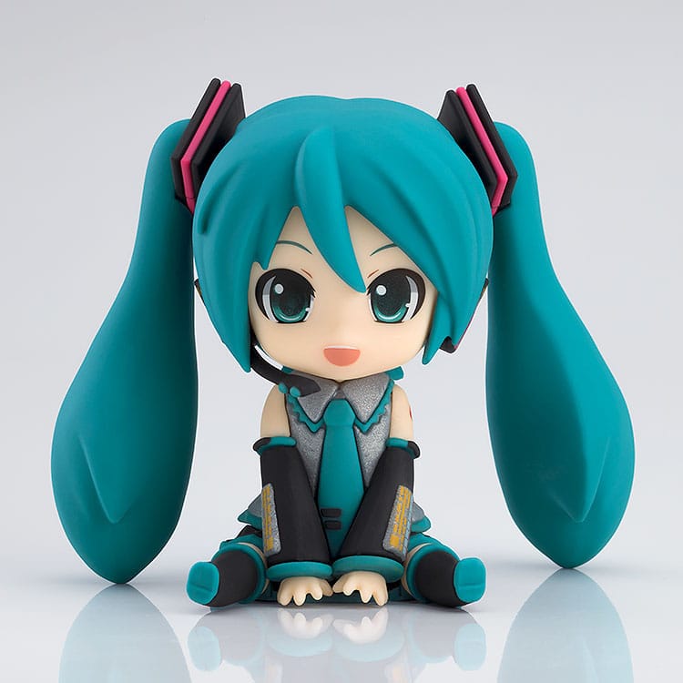 Character Vocal Series 01: Hatsune Miku Piapro Characters Rubber Mascot Nendroid Plus Minifiguur Hatsune Miku 8 cm
