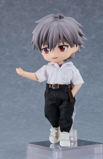 Ombyggnad av Evangelion Nendoroid Doll Actionfigur Kaworu Nagisa 14 cm