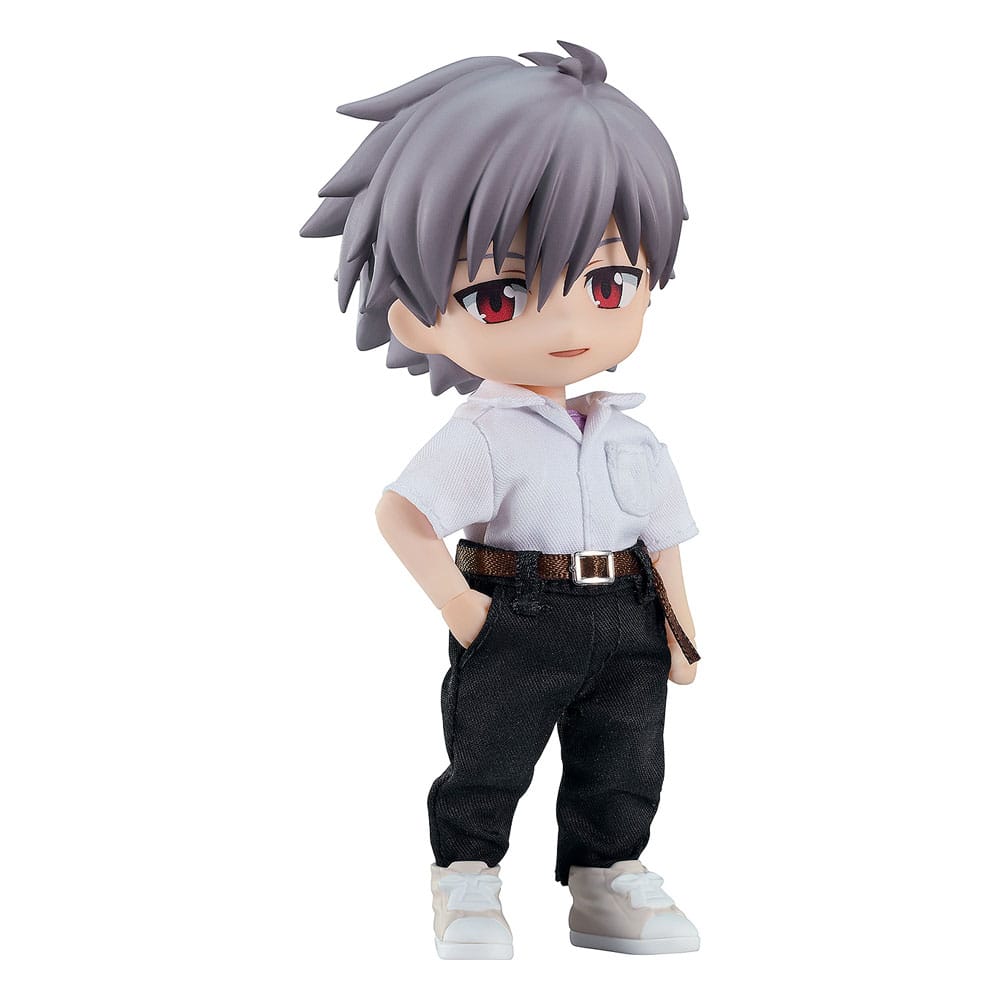 Ombyggnad av Evangelion Nendoroid Doll Actionfigur Kaworu Nagisa 14 cm