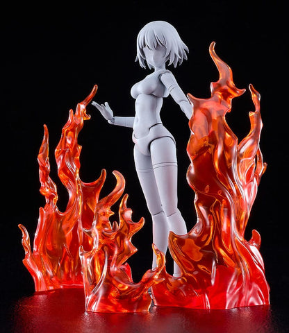 De enkle effektdelene for figurer Flames: Rød
